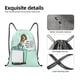 thumbnail image 4 of Mochila con cordón para gimnasio, deportiva, con diseño de enfermera, de dibujos animados, para hacer ejercicio, 4 of 5