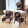 thumbnail image 1 of Designart "Rose Design in Night Shades V" Chaise d'Appoint Rembourrée Rose Rouge - Fauteuil Traditionnel pour Chambre, 1 of 7