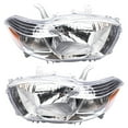 thumbnail image 2 of 2 Pcs Headlight Assembly Left Right Headlamp Fit for Toyota Highlander 2008 2009 2010, 08-10 Highlander Headlamps Housing Assembly, 2 of 6