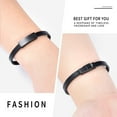 thumbnail image 4 of Cremation Jewelry Urn Leather Bracelet for Ashes for Women Men Memorial Keepsake Cuff Bracelet for Ashes, 4 of 5