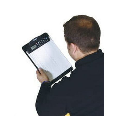 Black Clipboard Calculator and Stopwatch