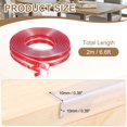 thumbnail image 2 of Protector de bordes, 6.6ft (2M) x 0.4" (10MM) Guardias de esquina de muebles transparentes con adhesivo fuerte y 4 protectores de esquinas para mesas y armarios, 2 of 6