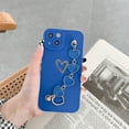 thumbnail image 1 of For Phone 14 Pro Max Case Women with Full Camera Lens Protection and Hand Strip Loop,Silicone Heart Girly Cute Phone 14 Pro Max Case, 1 of 5