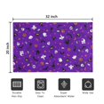 thumbnail image 5 of Purple Halloween Pattern Door Rugs,Washable Non Slip Door Mats Indoor,Decorative Door Mats,Entry Mat Indoor for Entrance,Bedroom,Kitchen,Bathroom,20"x32", 5 of 6