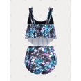 thumbnail image 2 of Tankini Talla Extra Diseño Impreso Sirena Rosegal Camisetas tallas grandes, 2 of 5