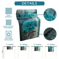thumbnail image 7 of Table Runner Dresser Scarves 60 Inch Long, Blue Dahlia Flowers Plant Floral Linen Dining Table Runners Modern Abstract Paint Art Tabletop Scarf for Wedding Holiday Party Kitchen, 7 of 7