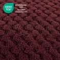 thumbnail image 3 of MCombo 57" Power Loveseat Recliner Sofa with Heat Vibration for Living Room, Fabric, Red, 3 of 7