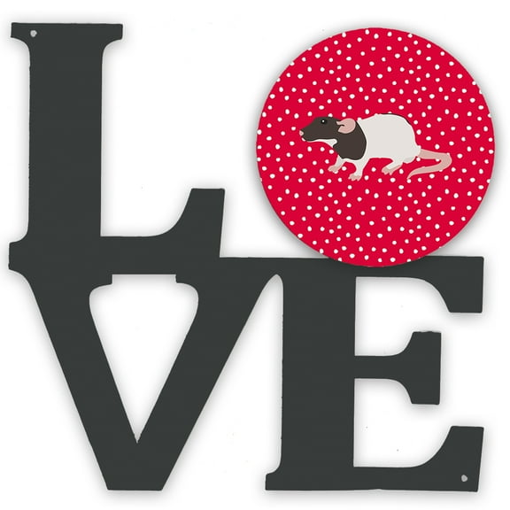 Dumbo Rat Love Metal Wall Artwork LOVE