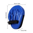 thumbnail image 4 of Boxing Pads Focus Mitts, Curved Hook and Jab Target Hand Pads, Great for MMA, Muay Thai, Kickboxing, Martial Arts, Karate Training, Padded Punching, Coaching Strike Shield (Black Blue), 4 of 9
