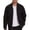 Black, variant on Kinet Men's Bomber Jacket Lightweight Casual Flight Windbreaker Zip Up Coat with Pockets