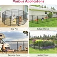 thumbnail image 7 of Jhsomdr Dog Playpen Outdoor 20 Panels 40" Height Heavy Duty Metal Dog Fence Puppy Playpen with Doors for Large/Medium/Small Dogs Indoor Pet Fence Exercise Dog Pen for RV, Camping, Yard, 7 of 7