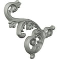 thumbnail image 2 of Ekena Millwork 15 3/4"W x 19 5/8"H x 1 3/8"P Edwards Onlay, Left, 2 of 6