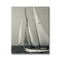 Stupell Indtries Ocean Ship Full Sail Modern Nautical Boat Photography,24 x 30,Design by Danita Delimont