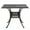 Dark Bronze, variant on MEETWARM 35.4" Square Patio Dinning Table, Outdoor Cast Aluminum Dinning Large Table with 2.2" Umbrella Hole, Dark Bronze