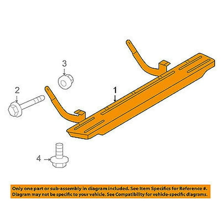 Dodge CHRYSLER OEM 03-06 Sprinter 3500 Step Assembly-Rear-Step Bumper 5120038AA