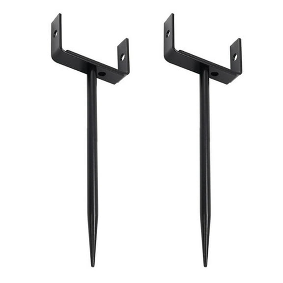 2 Pack Rainwater Downspout Bracket Heavy-Duty Galvanized Iron with Coating