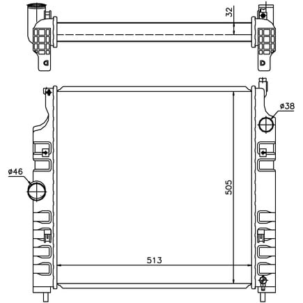 Nissens 61026 Radiator