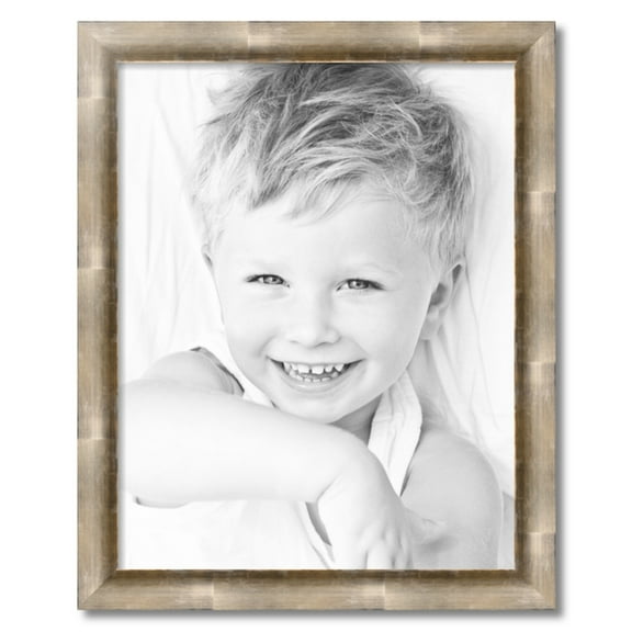 ArtToFrames 22" x 28" Antique Silver Picture Frame, 22x28 inch Silver Wood Poster Frame (WOM-4944), 3 Pack