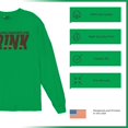 thumbnail image 6 of This Team Makes Me Drink Long Sleeve T-shirt Cleveland Football Fan Tailgating, 6 of 7