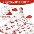 thumbnail image 3 of White Christmas Santa Pattern Toddler Nap Mats for Kids Preschool,60"x20" Sleeping Mat Bag or Kids,Toddler Sleeping Bag,Toddler Nap Mat or Daycare, 3 of 6