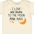 thumbnail image 4 of Inktastic I Love My Papa to the Moon and Back Boys or Girls Baby Bodysuit, 4 of 5