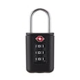 thumbnail image 1 of 1PC TSA Customs Colorful Code Lock For Travel Luggage Password Changeable Lock Contrast Color Design Padlock Cabinet Locker 2# L, 1 of 6