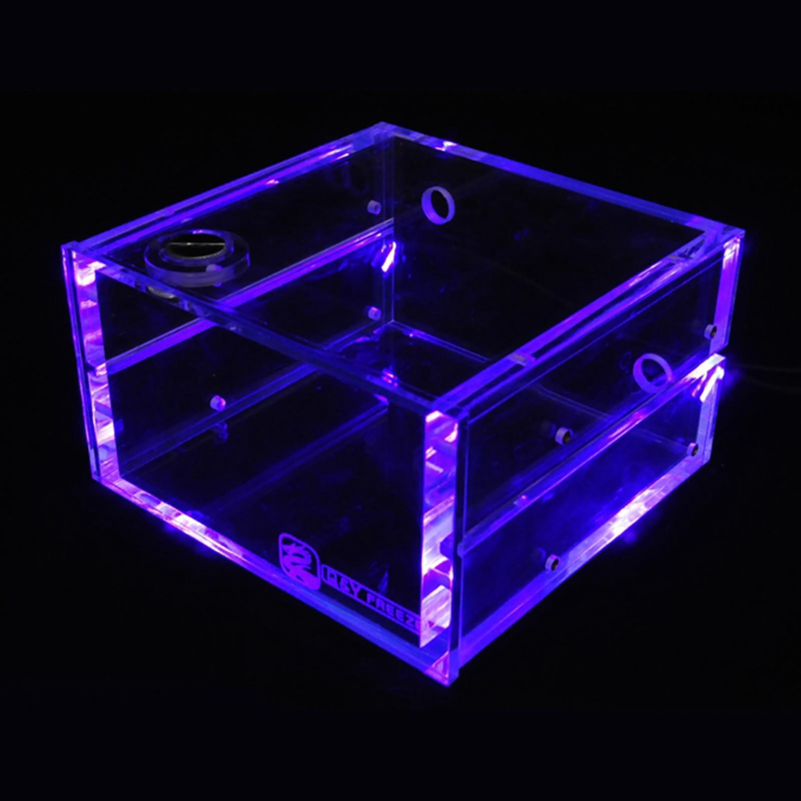 Wzmzjy Water Cooling Tank Dual Optical Drive 1.25L Watercooling Systems for PC Computer