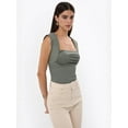 thumbnail image 7 of Ruched Square-Neck Blouse, 7 of 7