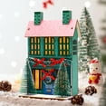 thumbnail image 3 of Naiovety Casas de Navidad de madera, conjunto de regalo, colección de kit de casa DIY, casas materiales naturales con muebles Kits de decoración para fiestas, 3 of 6