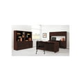 thumbnail image 5 of 10500 Series Bow Front Double Pedestal Desk 72" x 36" x 29.5", Mahogany, 5 of 5
