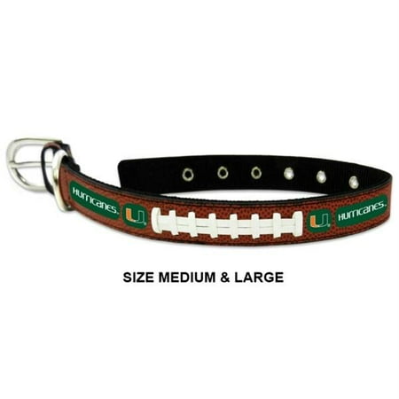 - Miami Hurricanes Classic Leather Football Collar - Toy