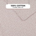 thumbnail image 3 of Regency Heights Full Size Cotton Flannel Sheet Set, 4-Piece Flannel Bed Sheets Full, 100% Cotton Bed Sheets Set with Deep Pocket, Blush Dots, 3 of 7