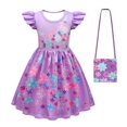 thumbnail image 1 of Disney Encanto Charm vestidos Halloween verano niños princesa Mirabel vestido fiesta de cumpleaños juego de rol disfraz niños Prom vestidos 130 6-7T Gao Jinjia LED, 1 of 2