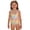 Orange, variant on Byoo Big Girls UPF 50 One Piece Swimsuit Shimmer Print Pool Water Activities Swimwear,Red