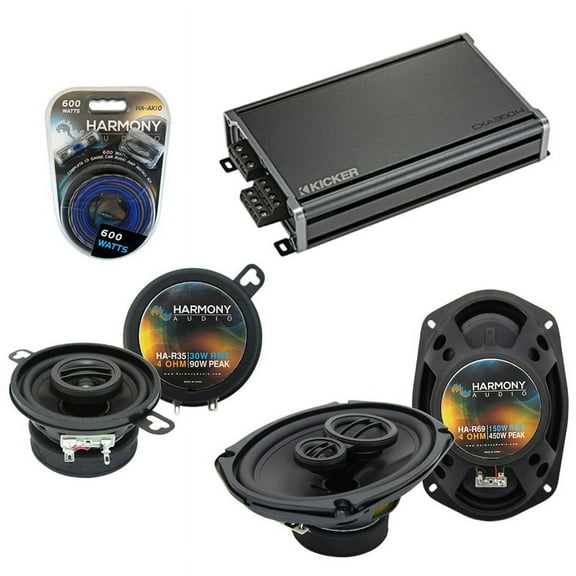 Fits Oldsmobile Eighty-Eight 1985-1985 Speaker Upgrade Harmony & CXA360.4 Amp