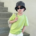thumbnail image 5 of WOLLED Kids Toddler Summer Short-Sleeve T-Shirt for Girls Boys 2-12T Baby Solid Color 100% Organic Cotton Tees Shirt Tops, 5 of 11
