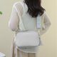 thumbnail image 4 of Bolso bandolera pequeño de PU de gran capacidad para niñas con un solo hombro Blanco, 4 of 5