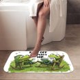 thumbnail image 4 of 1pc Two Frogs Rocking Chairs with Absorbent Non-Slip Bathroom Thickened Flannel Rug Decor,Soft,Quick Drying,Suitable For Indoor/outdoor Use,Bathrooms,Bedrooms,Kitchens,Terrace,Laundry Rooms,16"x24", 4 of 9