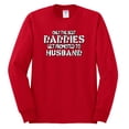 thumbnail image 2 of Wild Bobby, Only the Best Daddies Gets Promoted to Husband, Father's Day, Men Long Sleeve Shirt, Red, 3X-Large, 2 of 3