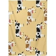 thumbnail image 2 of Tablecloth 60" x 120" Cute Cows Rectangle Table Cloth Stain-Resistant Dining Table Cover for Home Dinner Party House Decor, 2 of 7