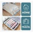 thumbnail image 4 of 10 Pza Bolsas De Almacenamiento Al Vacío Para Ropa Y Edredón 100x80-10pzas, 4 of 4