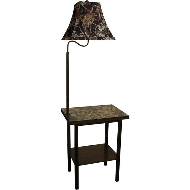 Mossy Oak End Table Floor Lamp Brown, Floor Lamp End Table Rustic