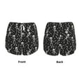 thumbnail image 6 of Uemuo Retro Skeleton Dancing On Halloween Party Pattern Women's Athletic Shorts High Waisted Running Shorts with Liner Pockets Gym Elastic Workout Shorts-Medium, 6 of 9