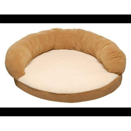 UPC: 0830000050541 | Carolina Pet 011950 Ortho Sleeper Bolster Bed – Saddle  Large