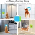 thumbnail image 5 of MateeyLife 2PCS Lick Mat with Suction Cups for Dogs and Cats, 6'' × 6'' Food Grade Silicone Licking Mat with Spatula, Blue&Green, 5 of 8