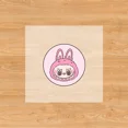 thumbnail image 3 of POP MART Labubu Iron on Sticker Cute Cartoon Heat Transfer Stickers Clothing Decals Kids Diy T-shirt Backpack Decoration Gifts, 3 of 5