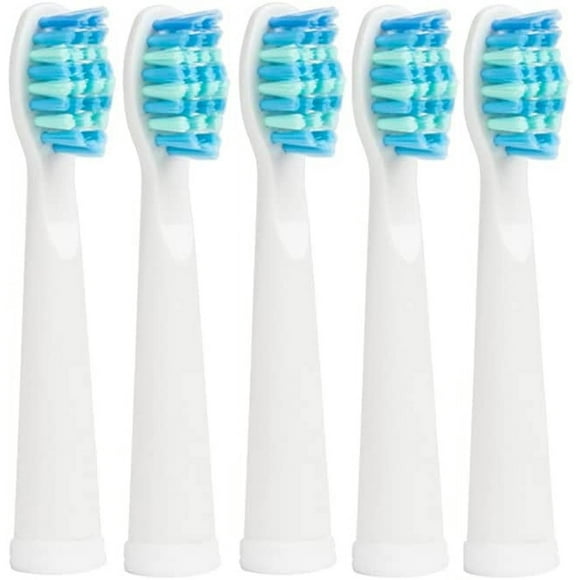 Tête de Brosse à Dents pour Fairywill, 5 Pcs Tête de Brosse de Remplacement pour Fairywill FW507/508/515/551/917/959/2011/D1/D3/D7/D8
