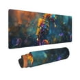 thumbnail image 2 of Pofeuu Neon Seahorse Underwater Realm Print Desk Mat for Keyboard and Mouse，Computer Desk Matt for Desktop，Large Mouse Pad for Desk，Desk Pads on Top of Desks 12x31.5in, 2 of 8
