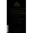 thumbnail image 1 of Pre-Owned Dictionary of Real Estate Terms (Paperback) 9780812014341, 1 of 1
