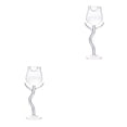 thumbnail image 1 of Inteprter Rose Wine Glasses Transparent Barware for Housewarming Festival Dinner Gifts Tipo 1 2piezas, 1 of 1